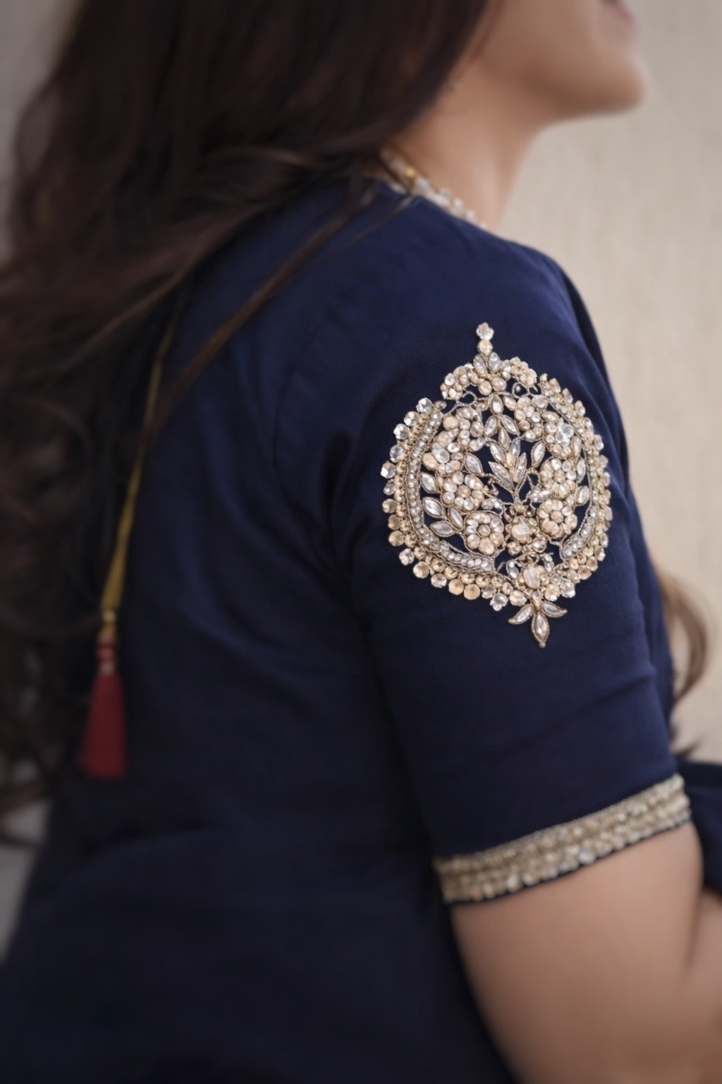 Noorani X Indigo Lehenga Set