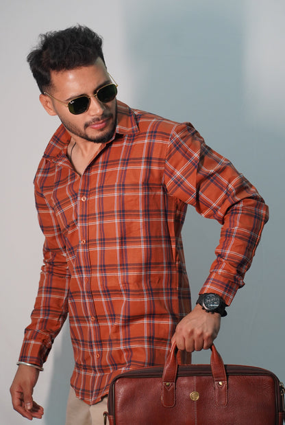 Casual Check Pattern SHIRT