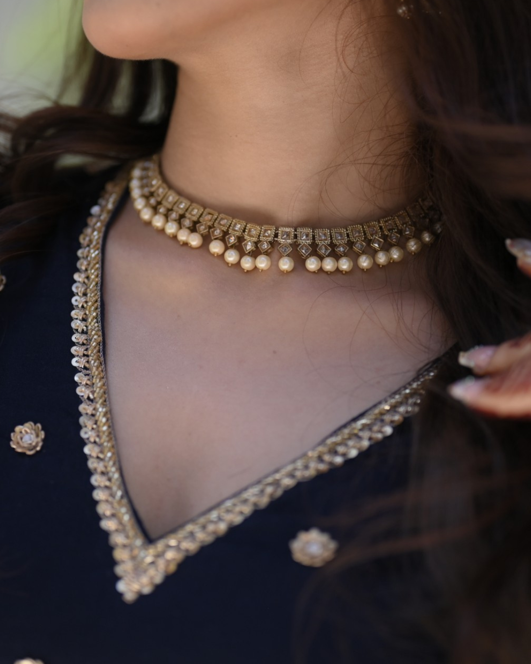 Noorani X Indigo Lehenga Set